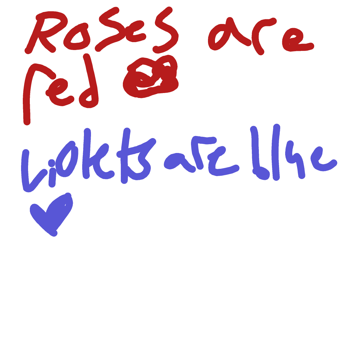 Poem drawing by kckitty