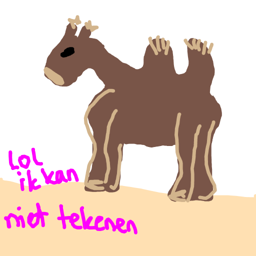 Camel drawing by tekentrutxxx
