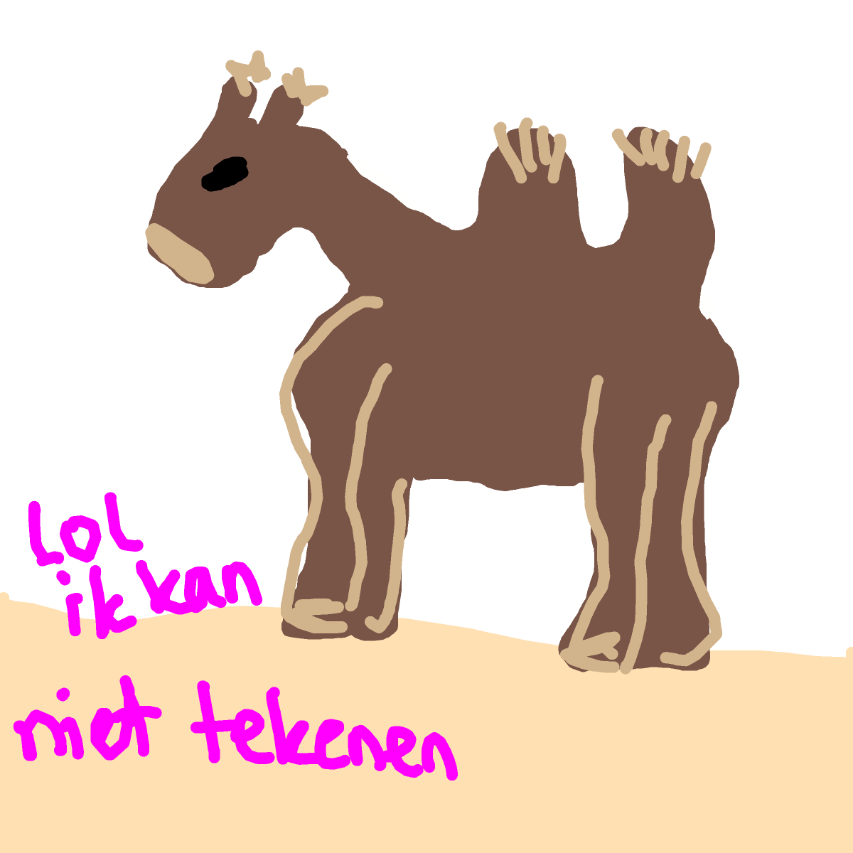 Camel drawing by tekentrutxxx