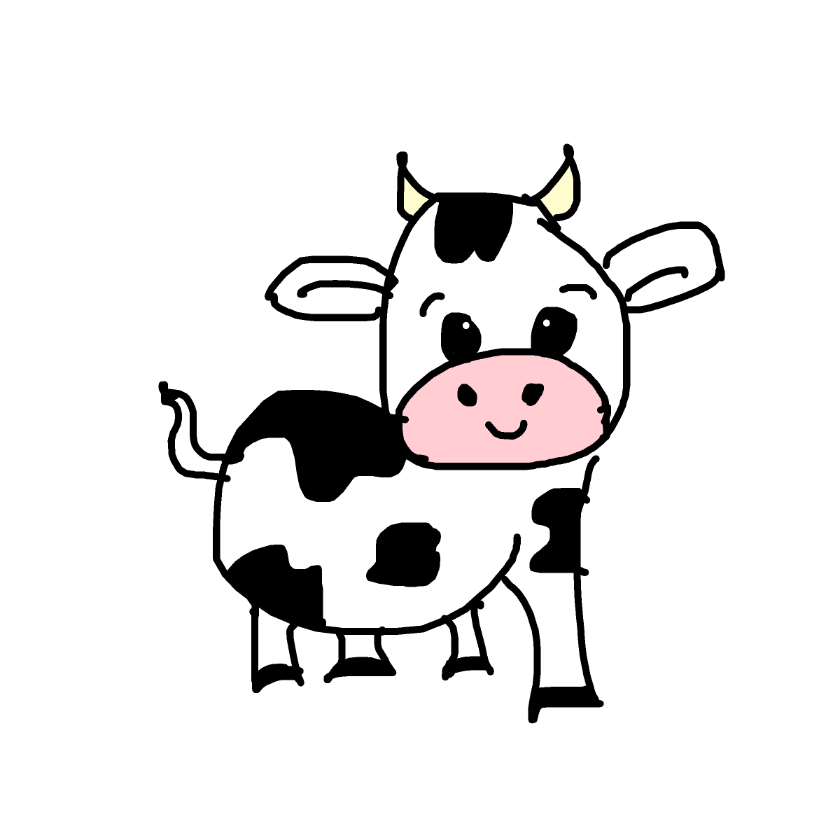 Cow drawing by sea-omega-pro