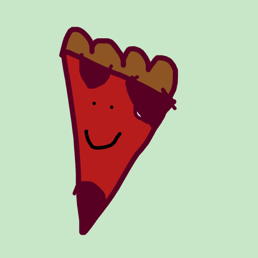 Pizza drawing by graph-lucky-mage