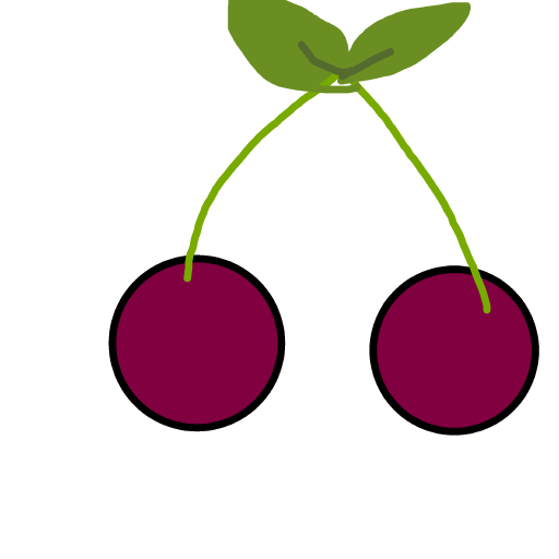 Cherry drawing by hard-free-painter