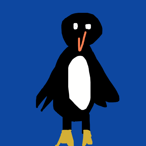 Penguin drawing by light-jade-pride