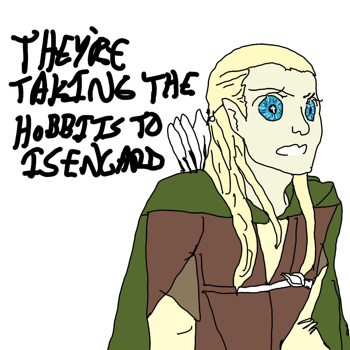 Legolas drawing by Guardianoflives