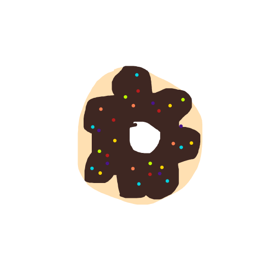 Donut drawing by treehugger0707