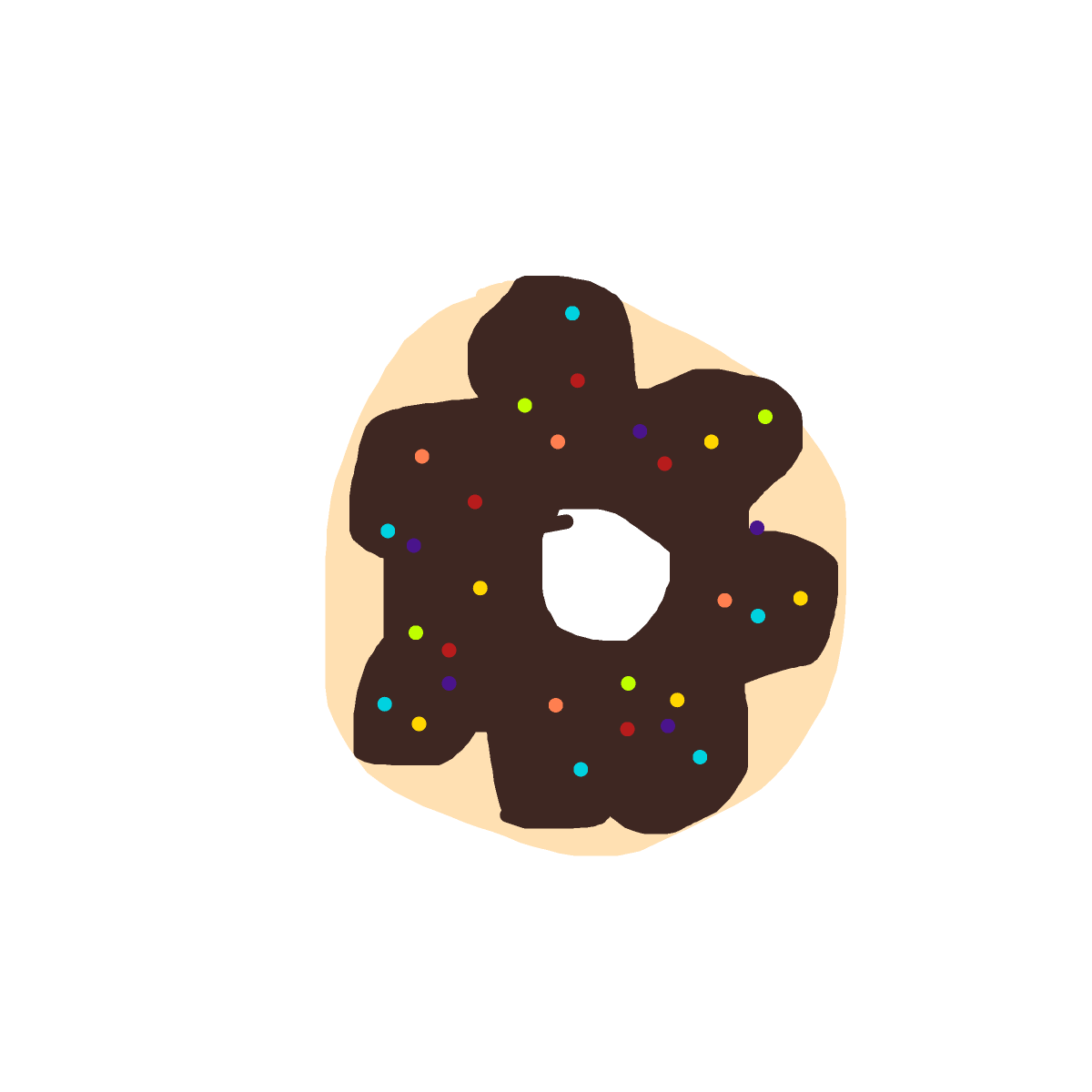 Donut drawing by treehugger0707