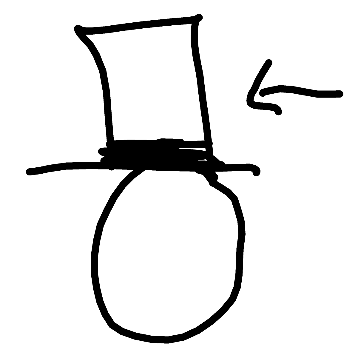 Hat drawing by Bri3