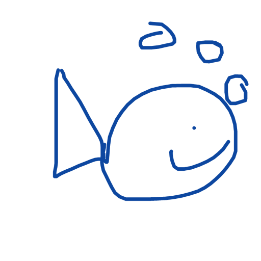 Fish drawing by grou