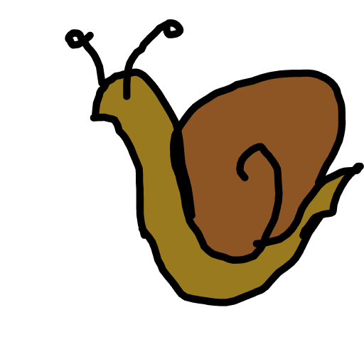 Snail drawing by jukgaa
