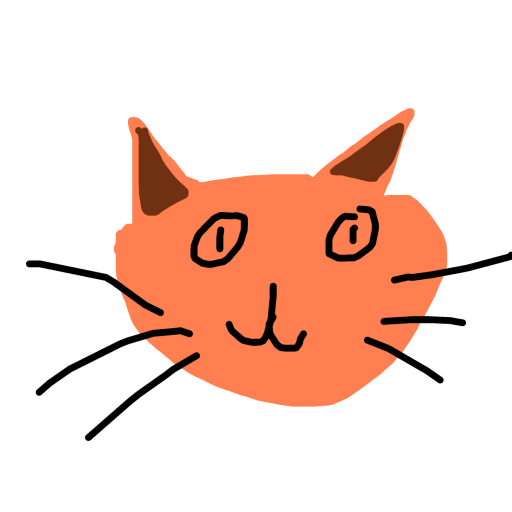 Cat drawing by iron