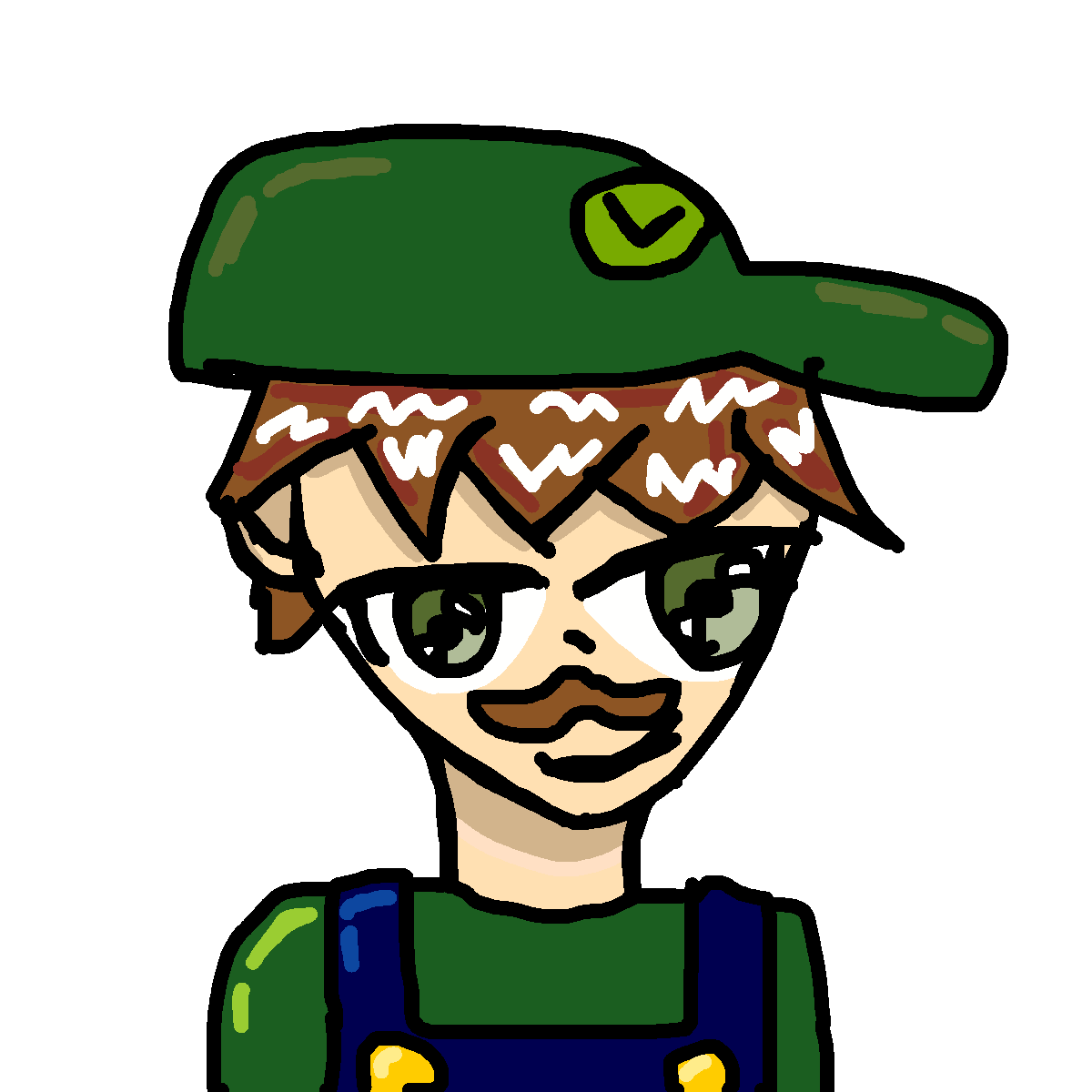 Luigi drawing by panda girl
