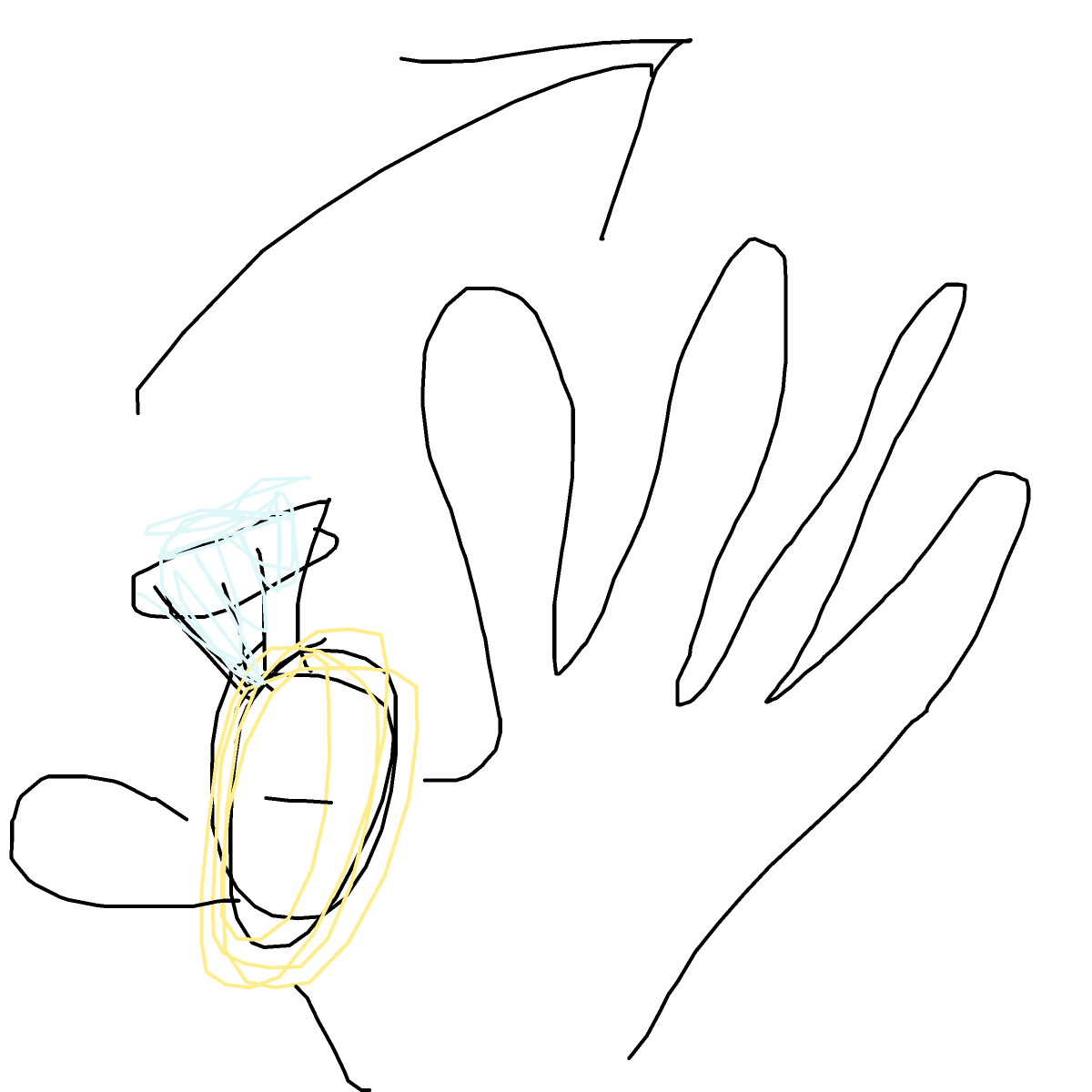 Ring Toss drawing by sarahhoadley