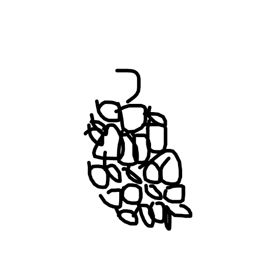 Grapes drawing by mild-magic-hero