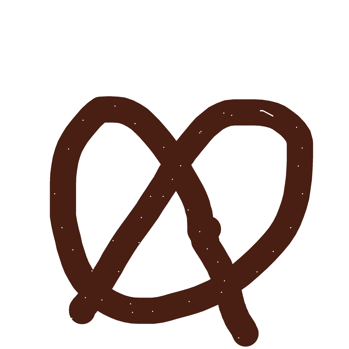 Pretzel drawing by jester