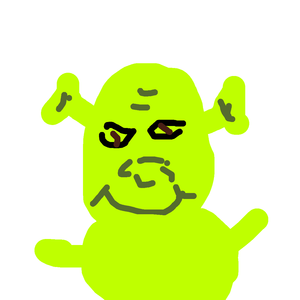 Shrek drawing by countnicula