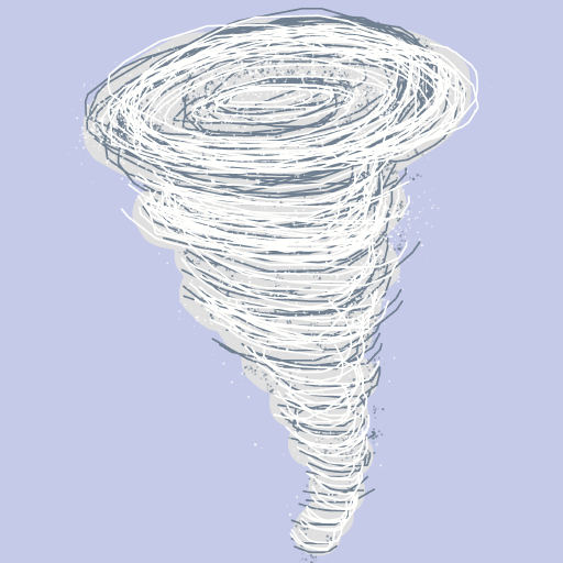 Tornado drawing by nicodarunia