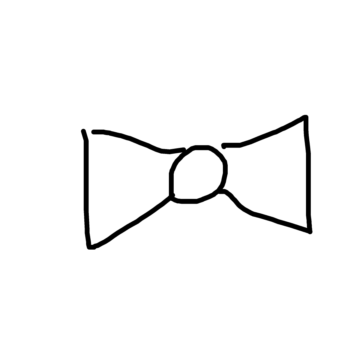 Bowtie drawing by dawn-omega-bard