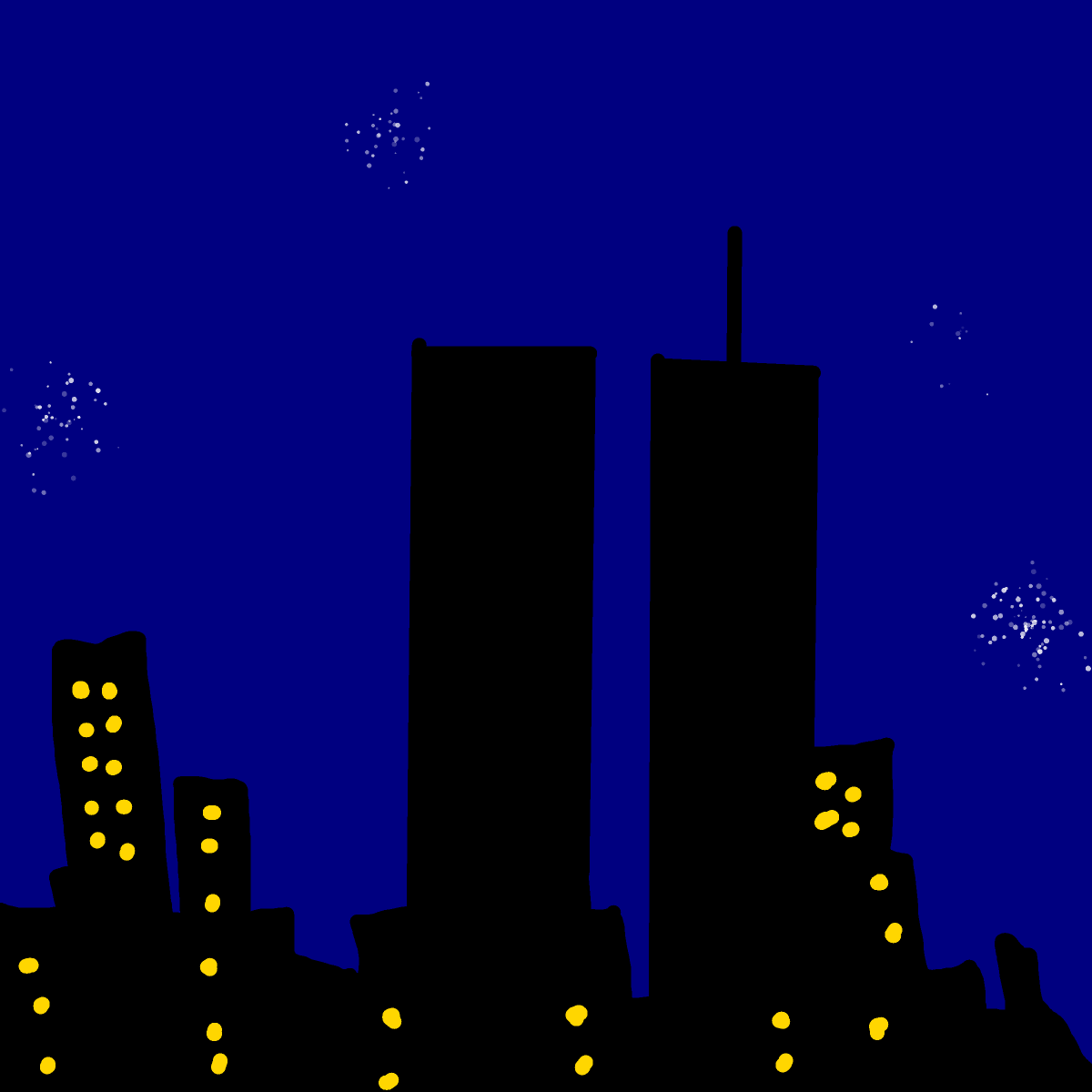 Skyline drawing by wave-cool-pride