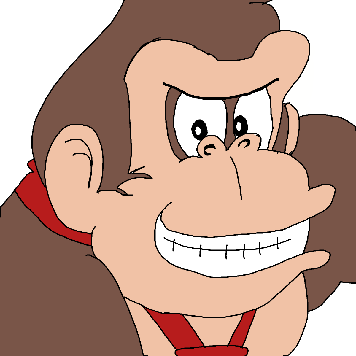 Donkey Kong drawing by nuchalant