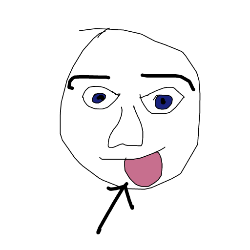 Tongue drawing by loddie