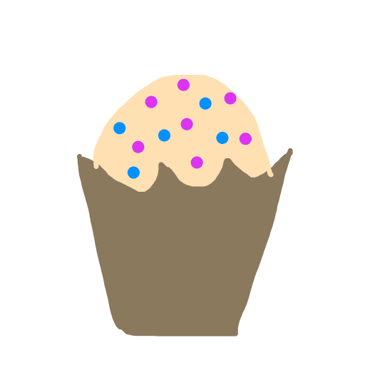 Cupcake drawing by bia