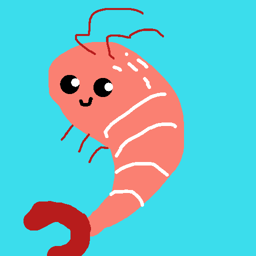 Shrimp drawing by krissywissy