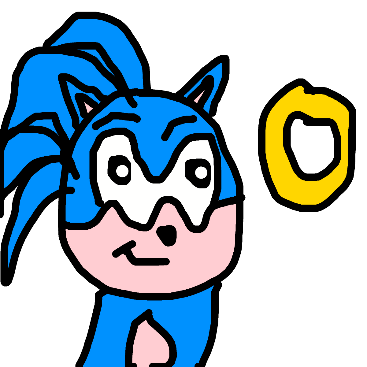 Sonic drawing by dan