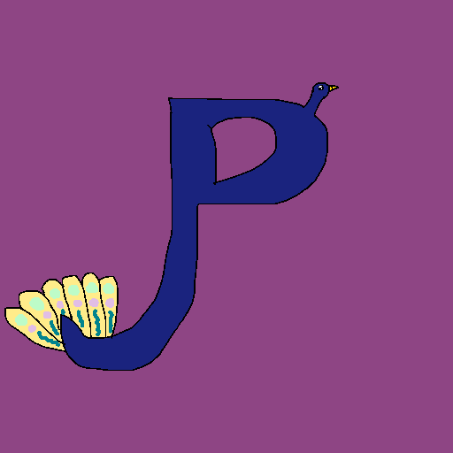 Peacock drawing by pancakes palette