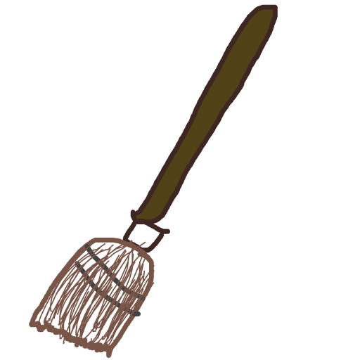 Broomstick drawing by mikestam195