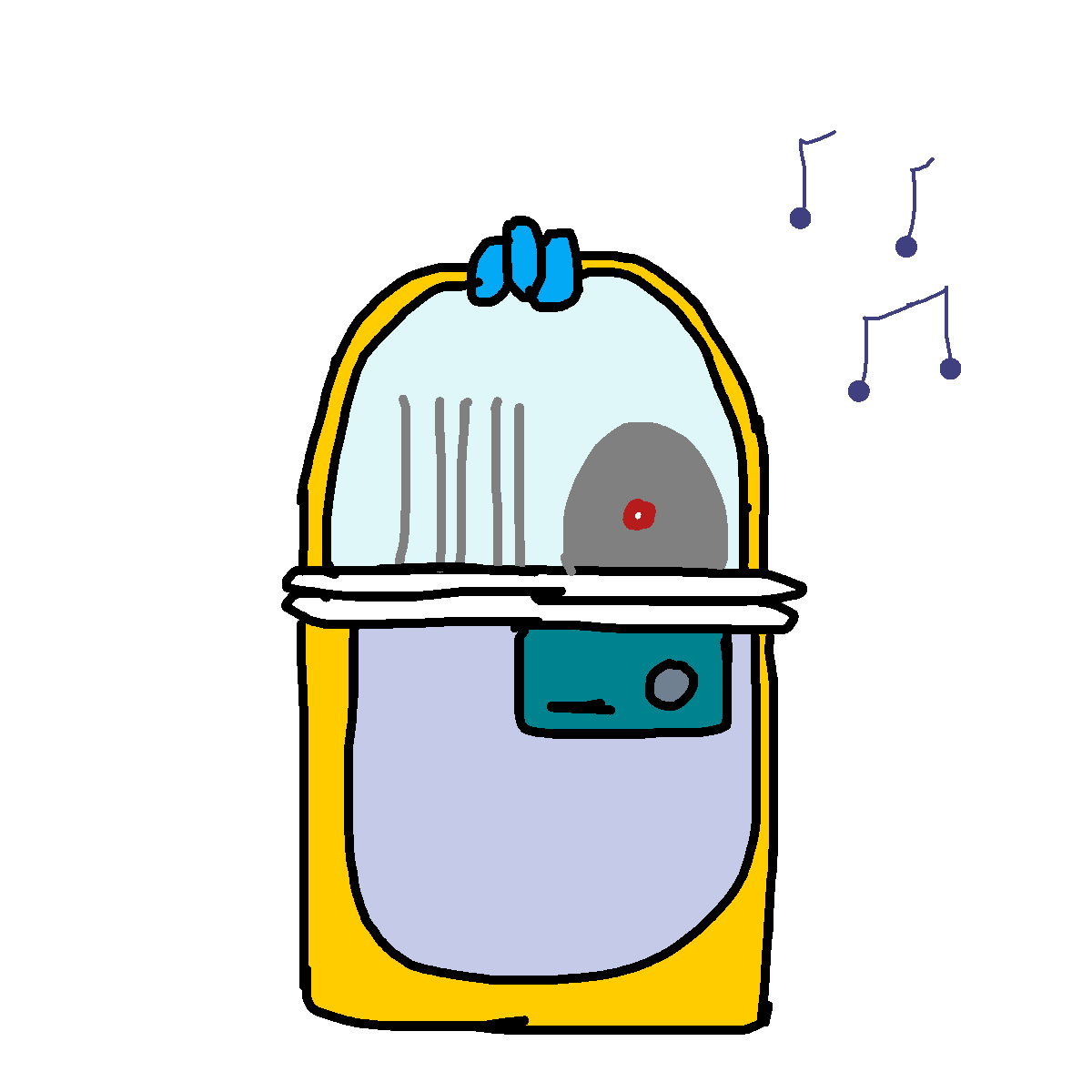 Jukebox drawing by kyle
