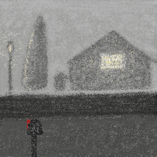 Fog drawing by firecracker