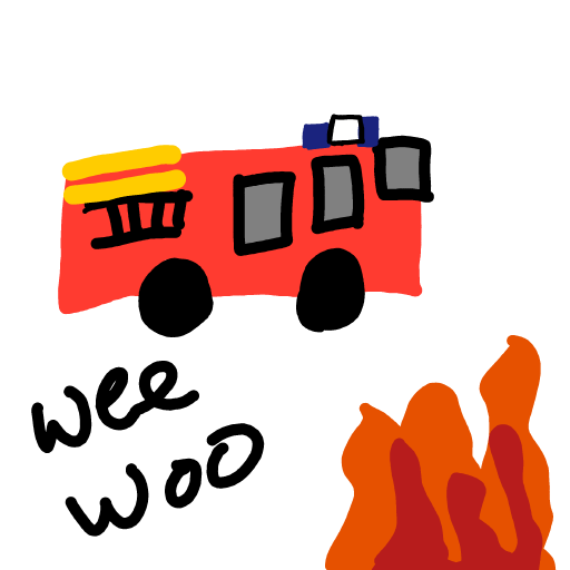 Fire Truck drawing by sonic-amber-way