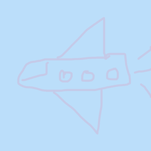 Airplane drawing by misha