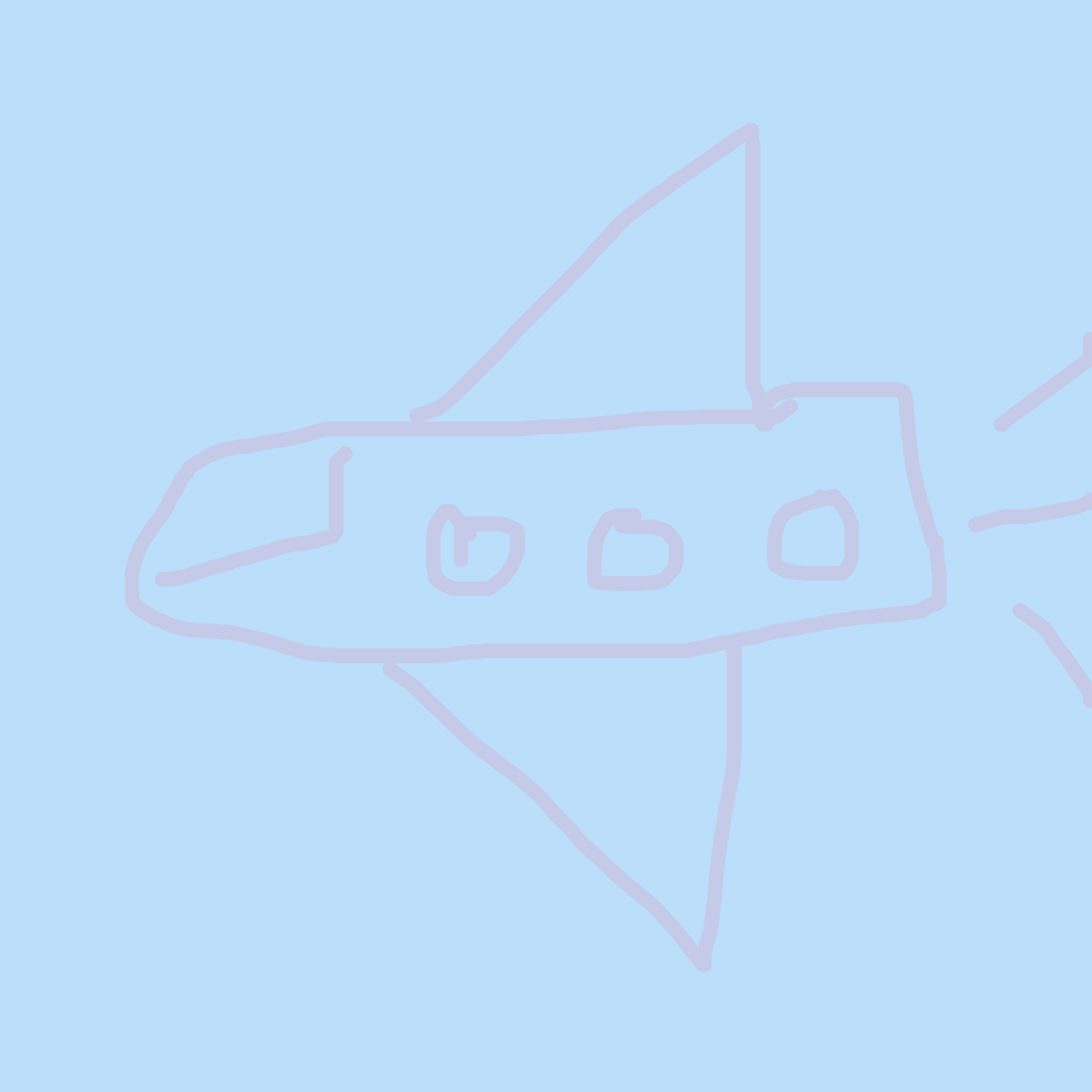 Airplane drawing by misha