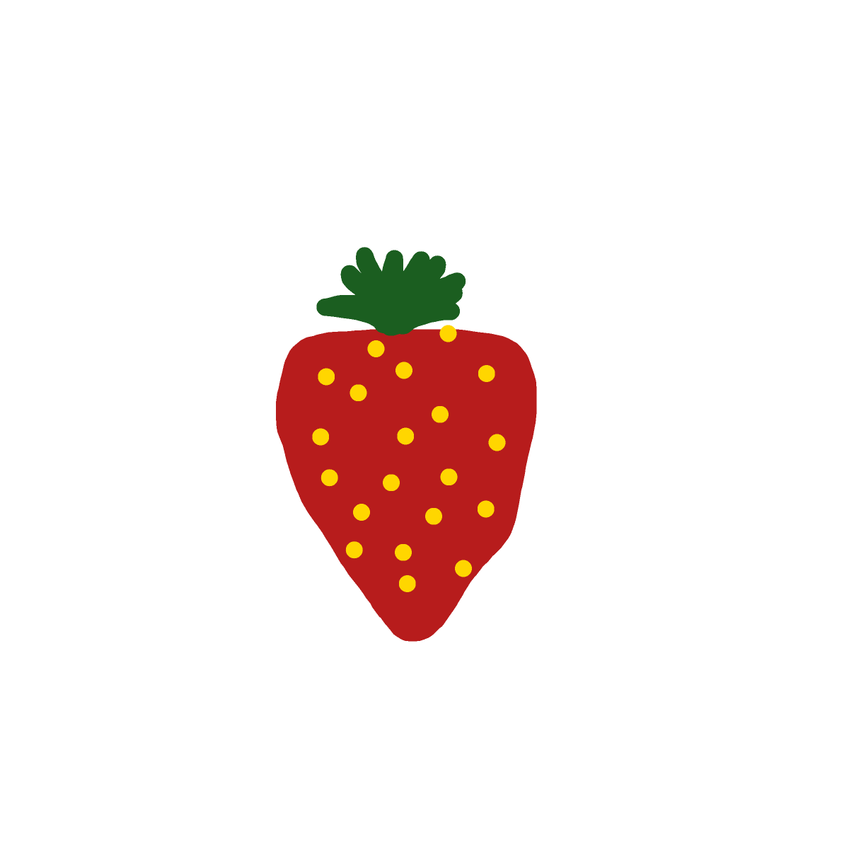 Strawberry drawing by dapyllil