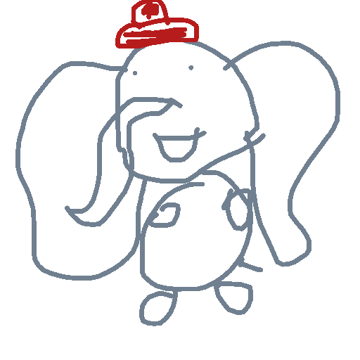 Dumbo drawing by maite