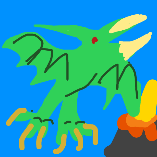 Pterodactyl drawing by knoxy