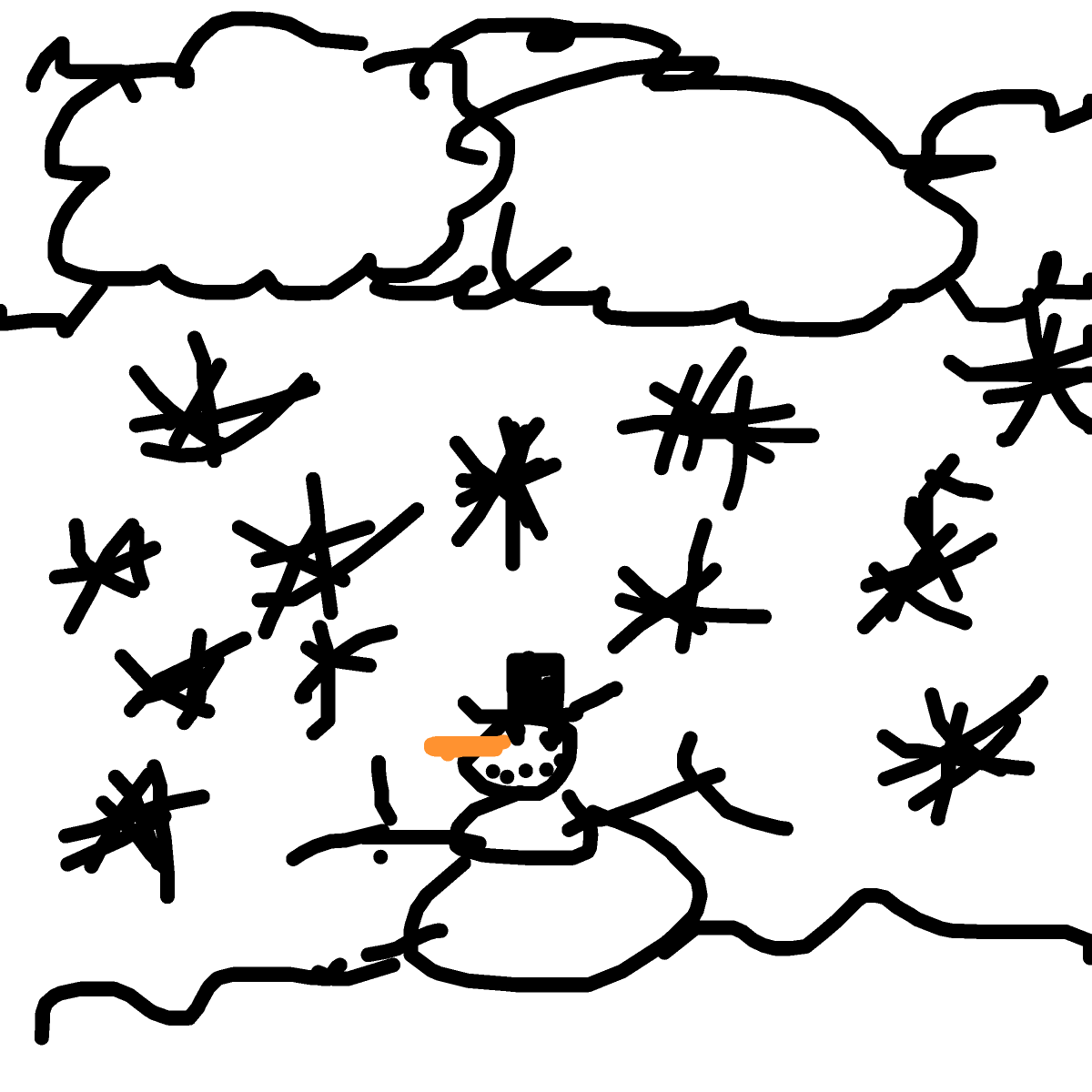 Snow drawing by fresh-ink-dream