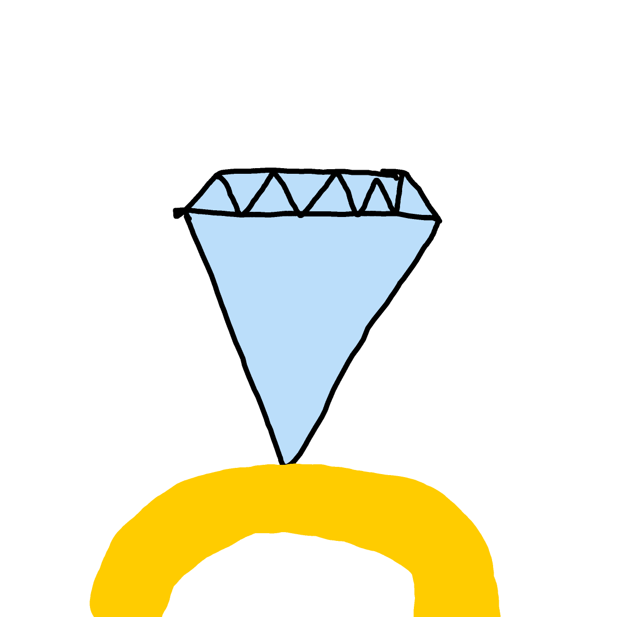 Diamond drawing by ishak