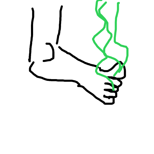 Foot drawing by troy