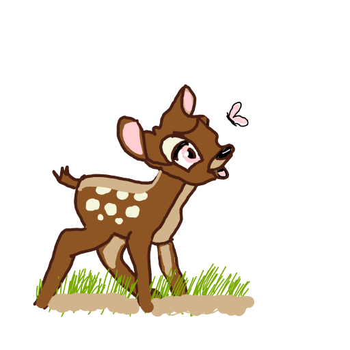 Bambi drawing by manders