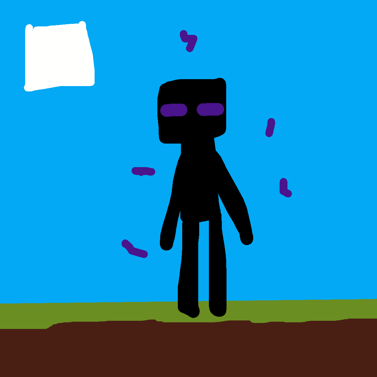 Enderman drawing by jashezilla