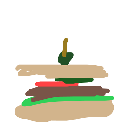 Sandwich drawing by martinilopez