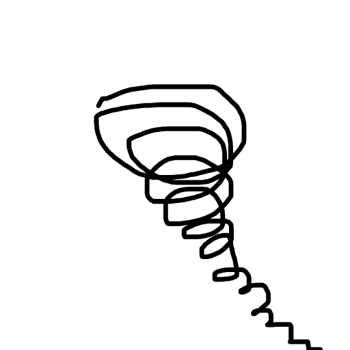 Tornado drawing by isi