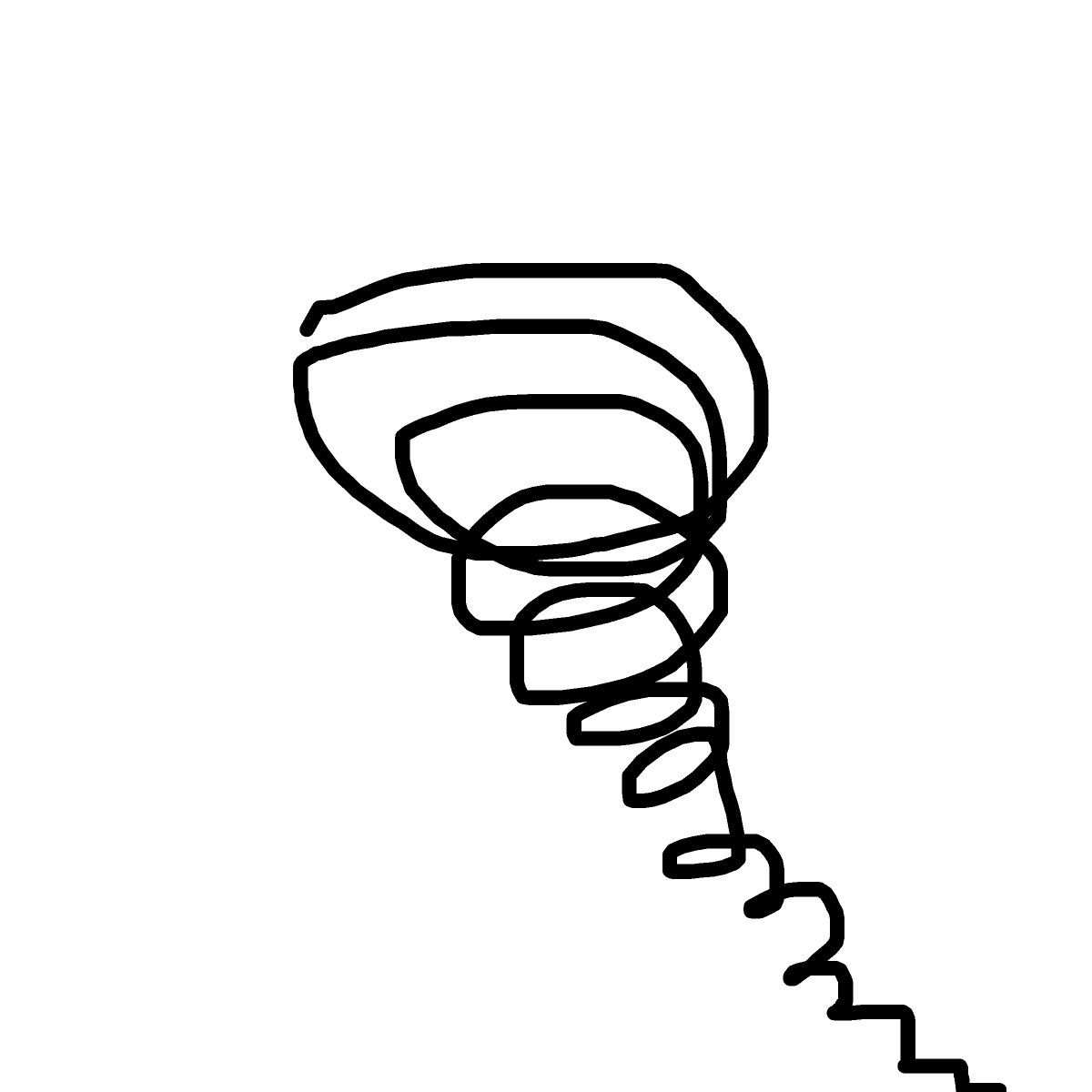 Tornado drawing by isi