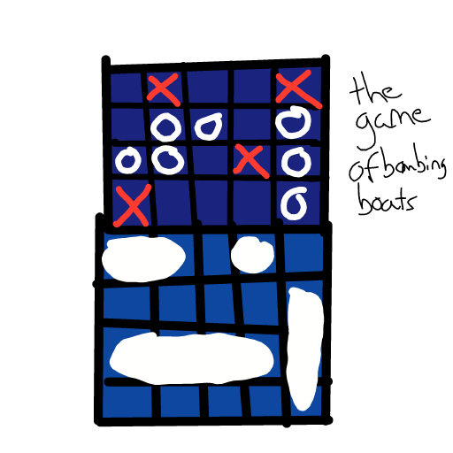 Battleship drawing by KevinFaber