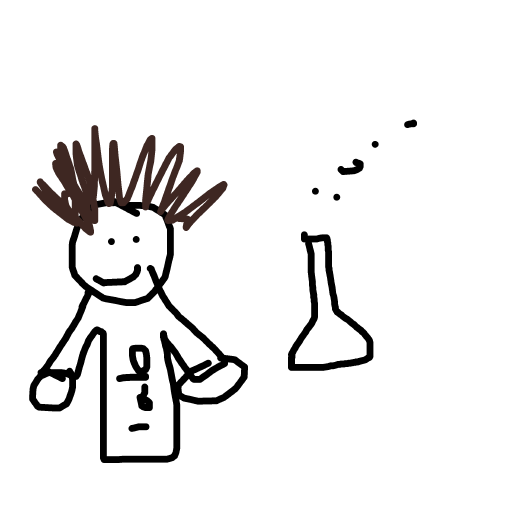 Scientist drawing by adreana