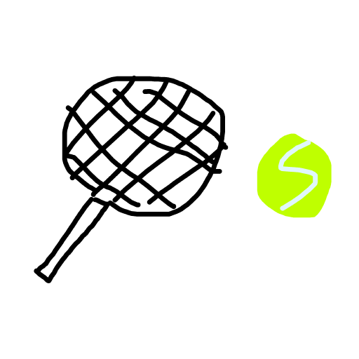 Tennis drawing by tirza