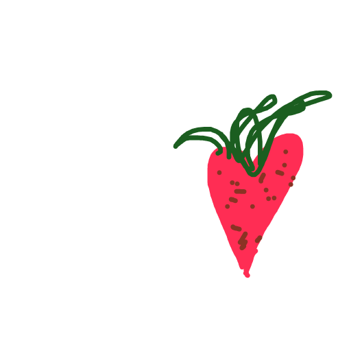 Strawberry drawing by vivid-color-style