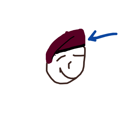 Beret drawing by mr inkwell